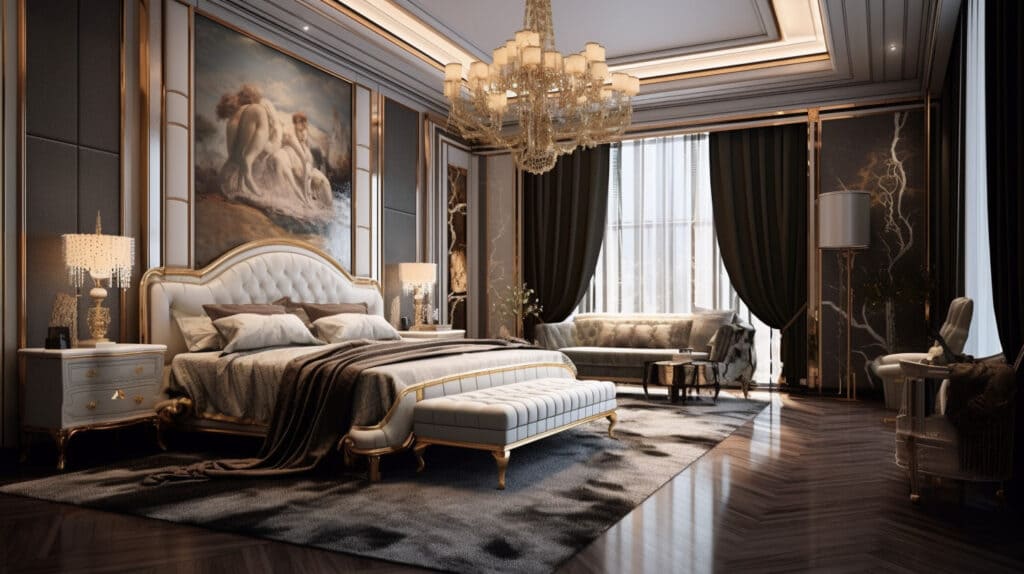 Elegance Crafting the Perfect Modern Luxury Black Bedroom