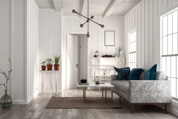 Enhancing Your Living Room with Half Wall Wood Paneling A Timeless Design Element