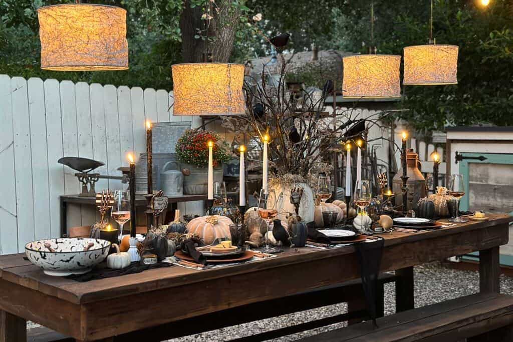 Halloween Tablescape Elevate Your Spooky Soirée with Captivating Decor
