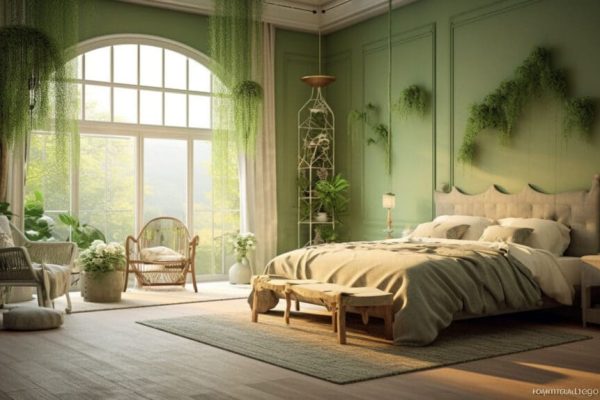 Rustic Sage Green Bedroom A Tranquil Haven for Your Home