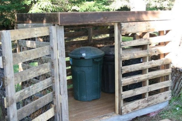 Unlocking the Elegance Pallet Garbage Can Shed Solutions