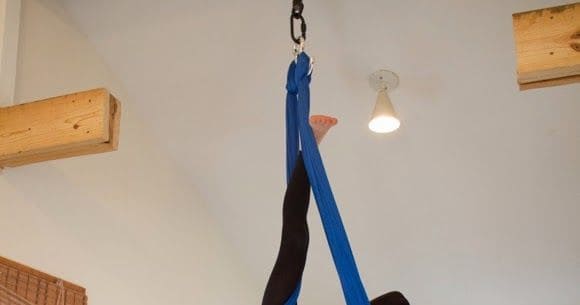 Unveiling the Artistry Hanging Aerial Silks from Ceiling