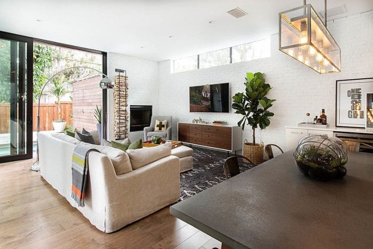 Maximizing Elegance Transforming Interiors with White Brick Walls