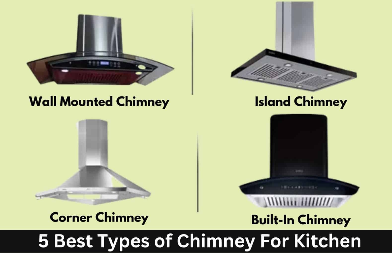 Understanding the Different Types of Kitchen Chimneys