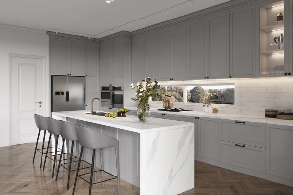 Light Grey Kitchen Cabinets