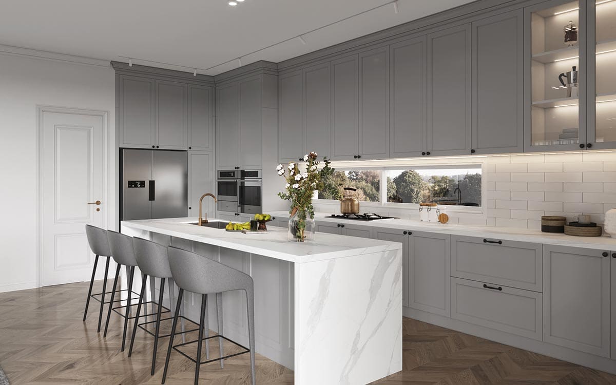 Light Grey Kitchen Cabinets