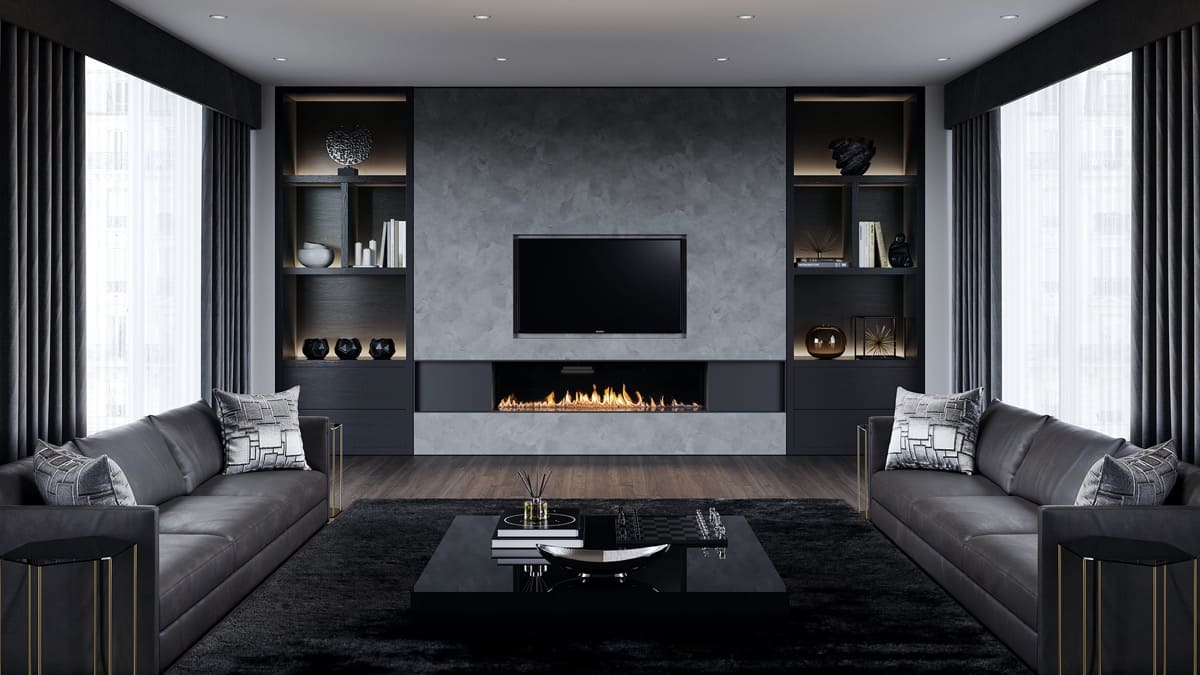 The Guide to Designing a Modern Black and Grey Living Room