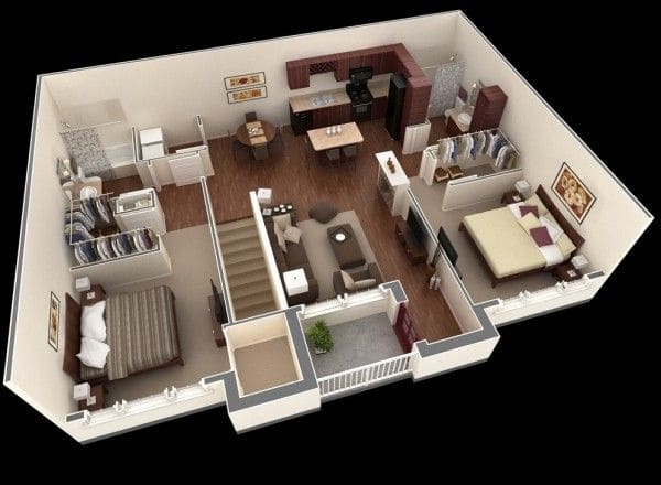 Unlocking the Magic 2 Bedroom Apartment Floor Plans