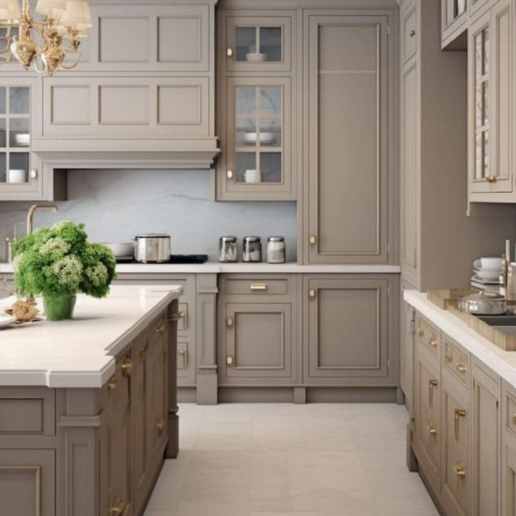 Greige Kitchen Cabinets Elevate Your Kitchen Style with Timeless Elegance